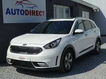 Kia Niro 1.6 GDi HEV AUTOMAAT Cuir, Camera, Pano, Navi, PDC, Auto's, Kia, Automaat, Zwart, 1580 cc, Wit