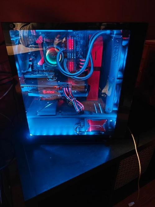 Complete Gaming Setup voor 1100 euro., Computers en Software, Desktop Pc's, Gebruikt, 4 Ghz of meer, 32 GB, Met videokaart, Met monitor