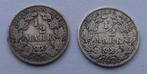 Lot 2x 1/2 Mark zilver 1905 1906 Duitsland, Ophalen of Verzenden, Duitsland, Losse munt, Zilver