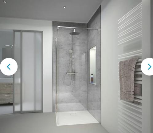 Douchepanelen nieuw betonlook asgrijs renodeco, Doe-het-zelf en Bouw, Sanitair, Nieuw, Douche, Ophalen