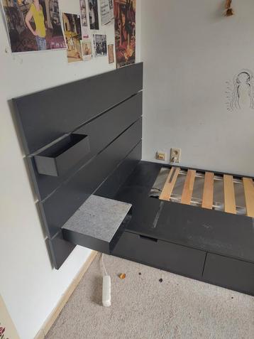 Ikea Nordli bed met hoofdeinde beschikbaar voor biedingen