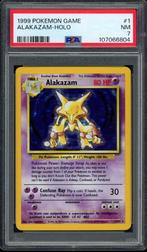 Alakazam Holo PSA 7 - 1/102 - Base Set 1999, Hobby en Vrije tijd, Verzenden, Zo goed als nieuw, Losse kaart, Foil