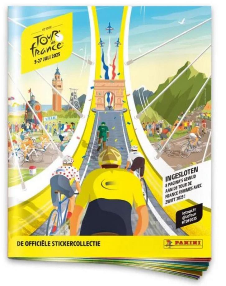 Panini stickers Tour de France 2025, Hobby en Vrije tijd, Stickers en Plaatjes, Nieuw, Ophalen of Verzenden