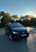 Volkswagen Sharan 2.0 tdi full option, Auto's, Volkswagen, Bluetooth, Euro 5, Zwart, Diesel