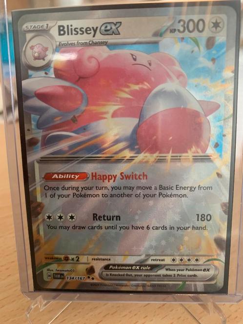 Pokemon blissey ex twilight masquerade, Hobby en Vrije tijd, Verzamelkaartspellen | Pokémon, Zo goed als nieuw, Ophalen of Verzenden