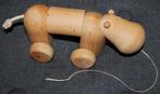 Houten speelgoed (trek Nijlpaard), Ophalen of Verzenden, Zo goed als nieuw, Duw- of Trekspeelgoed