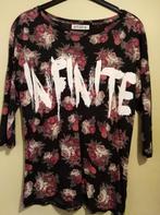 T-shirt met 3/4 mouwen mt S, Ophalen of Verzenden, Zo goed als nieuw, Maat 36 (S)