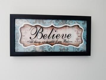 Vintage montuur „Believe” beschikbaar voor biedingen