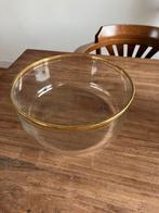 Vintage glazen fruitkom, Ophalen, Zo goed als nieuw