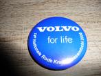 Button Volvo for life 14e nationale bloesemtocht Rode Kruis, Verzamelen, Speldjes, Pins en Buttons, Ophalen of Verzenden, Zo goed als nieuw