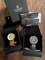 Lot de deux montres Swiss Military Hanowa, Handtassen en Accessoires, Horloges | Heren, Overige merken, Staal, Polshorloge, Ophalen of Verzenden