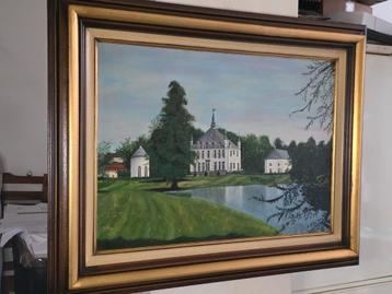XL antiek schilderij  beschikbaar voor biedingen