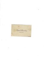 Carte de visite ancienne, Verzamelen, Geboortekaartjes en Visitekaartjes, Ophalen of Verzenden, Visitekaartje