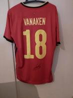 Vanaken gesigneerd voetbalshirt België, Ophalen of Verzenden, Zo goed als nieuw