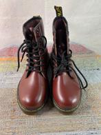 Dr. Martens 1460 Burgundy Leather Boots - Maat 35 - ZGAN, Verzenden, Lage of Enkellaarzen, Rood, Dr. Martens