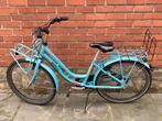Meisjesfiets BnB Marseille blauw retrostijl - wielmaat 24', Vitesses, 24 pouces, BNB, Enlèvement