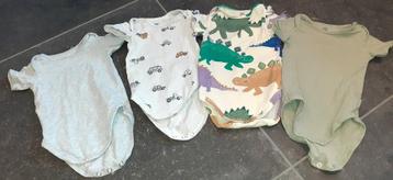 Baby kleding 4 rompers Hema 62-68 beschikbaar voor biedingen
