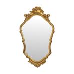 Klassieke Bladgoud Spiegel Kuifspiegel Barok Deknudt, Antiek en Kunst, Ophalen of Verzenden, Overige vormen, Minder dan 50 cm