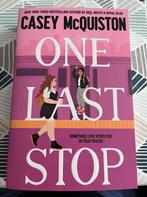 Boek Casey McQuiston ‘One last stop’ #Book Tok, Comme neuf, Enlèvement ou Envoi