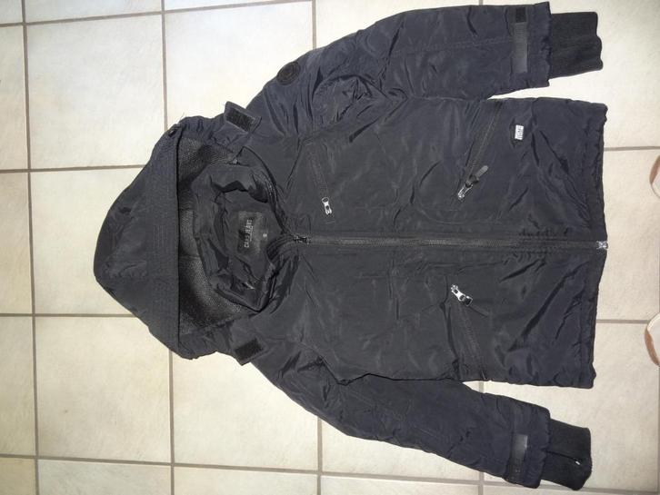 Warme zwarte jongens winterjas "Cars jeans"(maat :10 j/140), Kinderen en Baby's, Kinderkleding | Maat 140, Gebruikt, Jongen, Jas