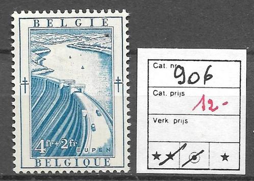 BELGIE  N  906   X1, Postzegels en Munten, Postzegels | Europa | België, 1 plakker, Europa, Met plakker, Ophalen of Verzenden