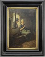 Albertus Johan Neuhuys???: Bij het raam (O/D, 86 x 108 cm), Ophalen