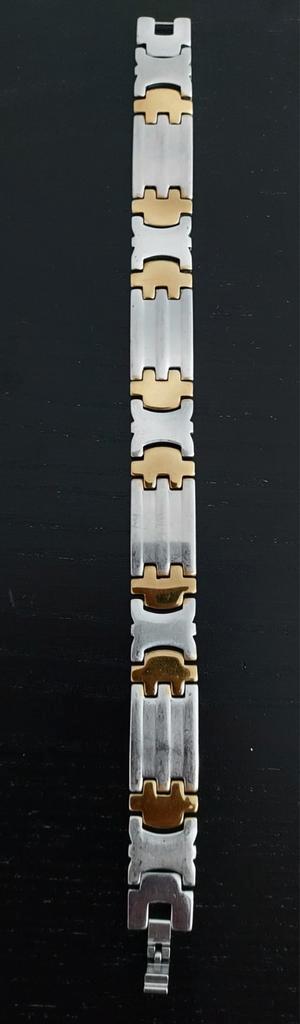 Herenarmband in Stainless steel bicolor  beschikbaar voor biedingen