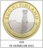 5 euro Finland 2015 DE HERMELIJN, Postzegels en Munten, Ophalen of Verzenden, 5 euro, Finland