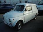 Fiat 500 plantenbak, Auto's, Zwart, Wit, Handgeschakeld, Particulier