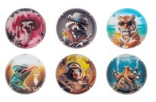 Champagne capsules - Generieken Animaux en Fete (GA 166), Verzamelen, Complete verzamelingen en Collecties, Verzenden
