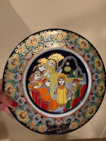 Vintage decoratie bord kerst Björn Wiiblad beschikbaar voor biedingen