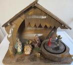 Kerststal met opdraaibare muziekdoos, Ophalen