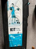 Domyos fitness kit 50kg, Sport en Fitness, Ophalen, Zo goed als nieuw