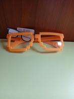 Vrolijke oranje bril, Handtassen en Accessoires, Ophalen of Verzenden, Nieuw, Oranje, Bril