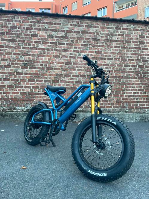 Vélo électrique FATBIKE 14.5ah 30km/h 120km dautonomie, Fietsen en Brommers, Elektrische fietsen, Zo goed als nieuw, Ophalen