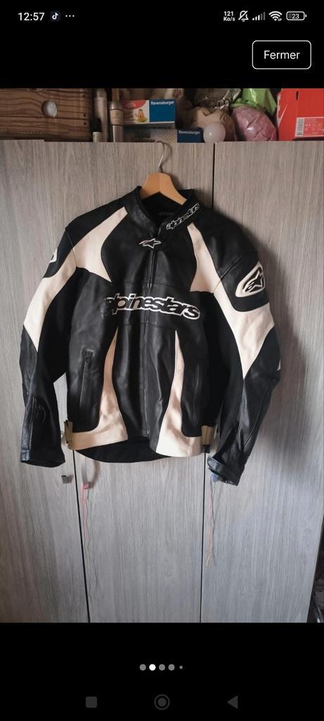 Alpinestars monster edition jas maat 54, Motoren, Kleding | Motorkleding, Jas | leer, Heren, Tweedehands, Ophalen of Verzenden