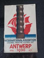 Carte postale exhibition Antwerp 1930 Marfurt, Enlèvement ou Envoi, 1920 à 1940, Affranchie, Anvers