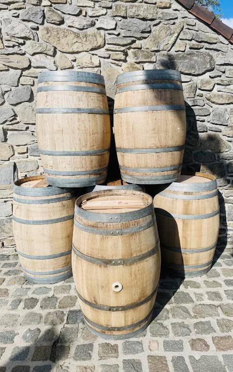 Houten vaten 225 liter (eikenhout). Uitstekende conditie., Tuin en Terras, Regentonnen, Zo goed als nieuw, Hout, Ophalen of Verzenden