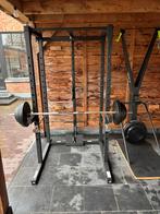 Bench press/ Squat rek, Sport en Fitness, Fitnessapparatuur, Ophalen, Benen, Gebruikt, Krachtstation