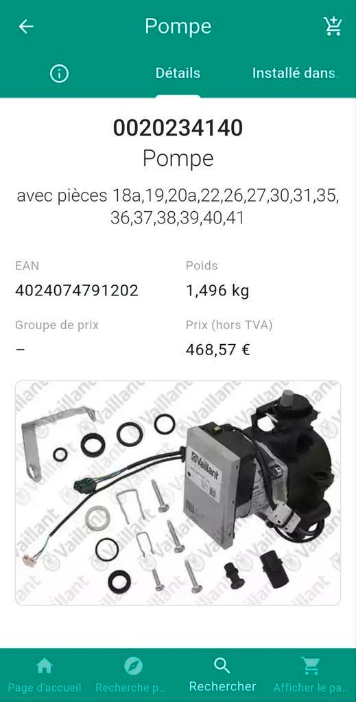 Pompe Vaillant ecoTEC Pro  VCW.../5-3 (E-BE) R6 (100% neuve), Collections, Collections Autre, Neuf, Enlèvement ou Envoi
