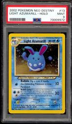 Lampe Azumarill Holo PSA 9 - 13/105 - Neo Destiny 2002, Envoi, Comme neuf, Cartes en vrac, Foil