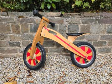 Houten loopfiets belgisch merk Eureka ! beschikbaar voor biedingen