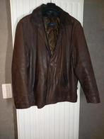 Bruine leren vest maat L, Maat 52/54 (L), Bruin, Filchner, Ophalen of Verzenden