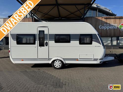 Hobby De Luxe 455 UF 2022 MOVER + VOORTENT!, Caravans en Kamperen, Caravans, tot en met 4, 1000 - 1250 kg, Rondzit, Hobby, Vast bed