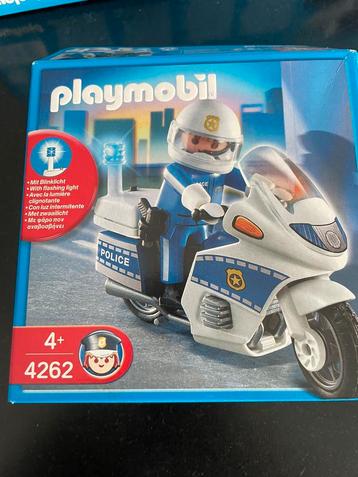 Playmobil 4262 politie motor met zwaailicht beschikbaar voor biedingen
