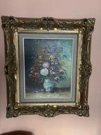 Schilderij vaas met bloemen, Antiek en Kunst, Ophalen