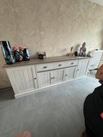 Dressoir licht bruin kristal eik, Huis en Inrichting, Kasten | Dressoirs, Ophalen, Eikenhout, Zo goed als nieuw, 200 cm of meer