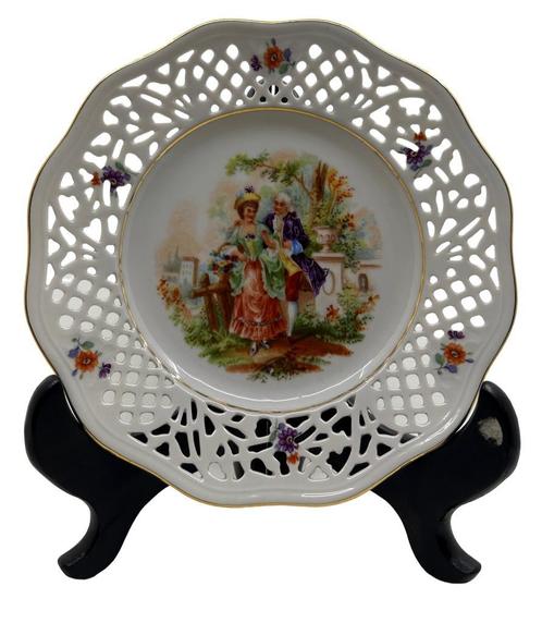 Assiette décorative en porcelaine - Bavaria Schumann, Antiquités & Art, Antiquités | Porcelaine, Enlèvement ou Envoi