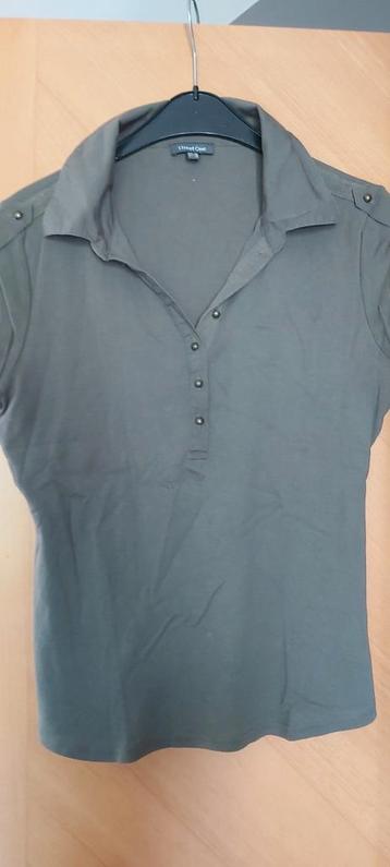 Kaki t-shirt maat 40 Street one beschikbaar voor biedingen