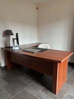 Bureau met boekenkast en ladeblok Walnootbruin, Ophalen, Gebruikt, Bureau